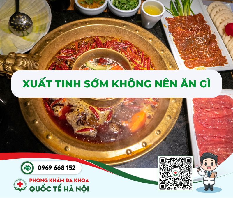 xuất tinh sớm không nên ăn gì